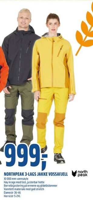 Coop Obs Northpeak jakke tilbud