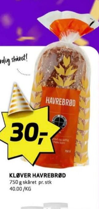 Bunnpris Kløver brød tilbud