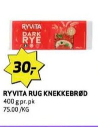 Bunnpris Ryvita knekkebrød tilbud
