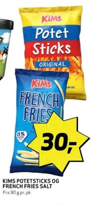 Bunnpris Kims chips tilbud
