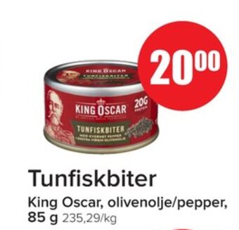 Eurospar King oscar tunfisk tilbud
