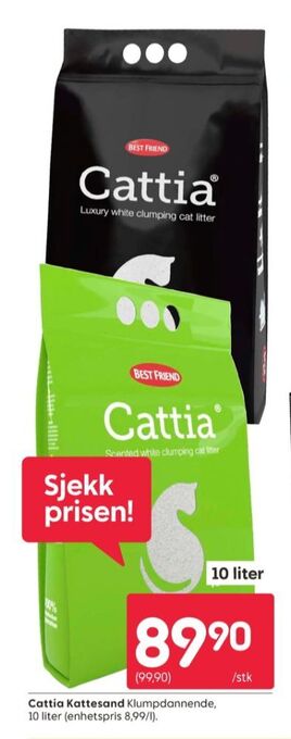 Rusta Best friend kattesand tilbud