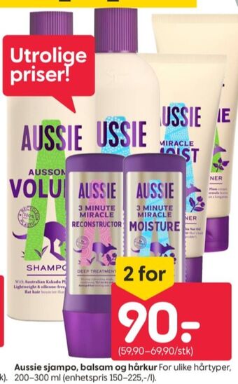 Rusta Aussie shampoo tilbud