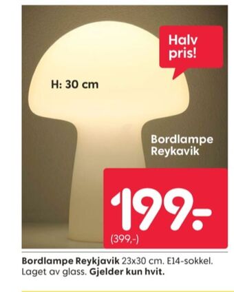 Rusta Ukjent bordlampe tilbud