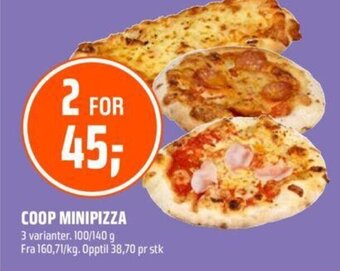 Coop Obs COOP MINIPIZZA tilbud