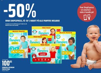 Coop Obs PAMPERS PREMIUM PROTECTION tilbud