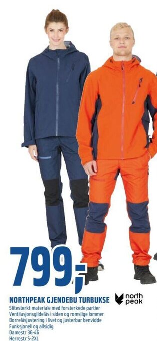 Coop Obs NORTHPEAK GJENDEBU TURBUKSE tilbud