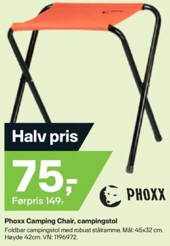 Phoxx Camping Chair, campingstol
