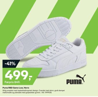 XXL Sport Puma RBD Game Low, Herre tilbud