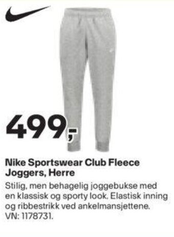 XXL Sport Nike Sportswear Club Fleece Joggers, Herre tilbud