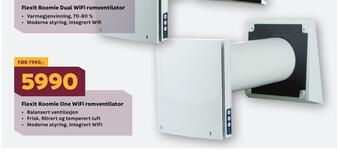 Megaflis Flexit roomie one wifi romventilator tilbud