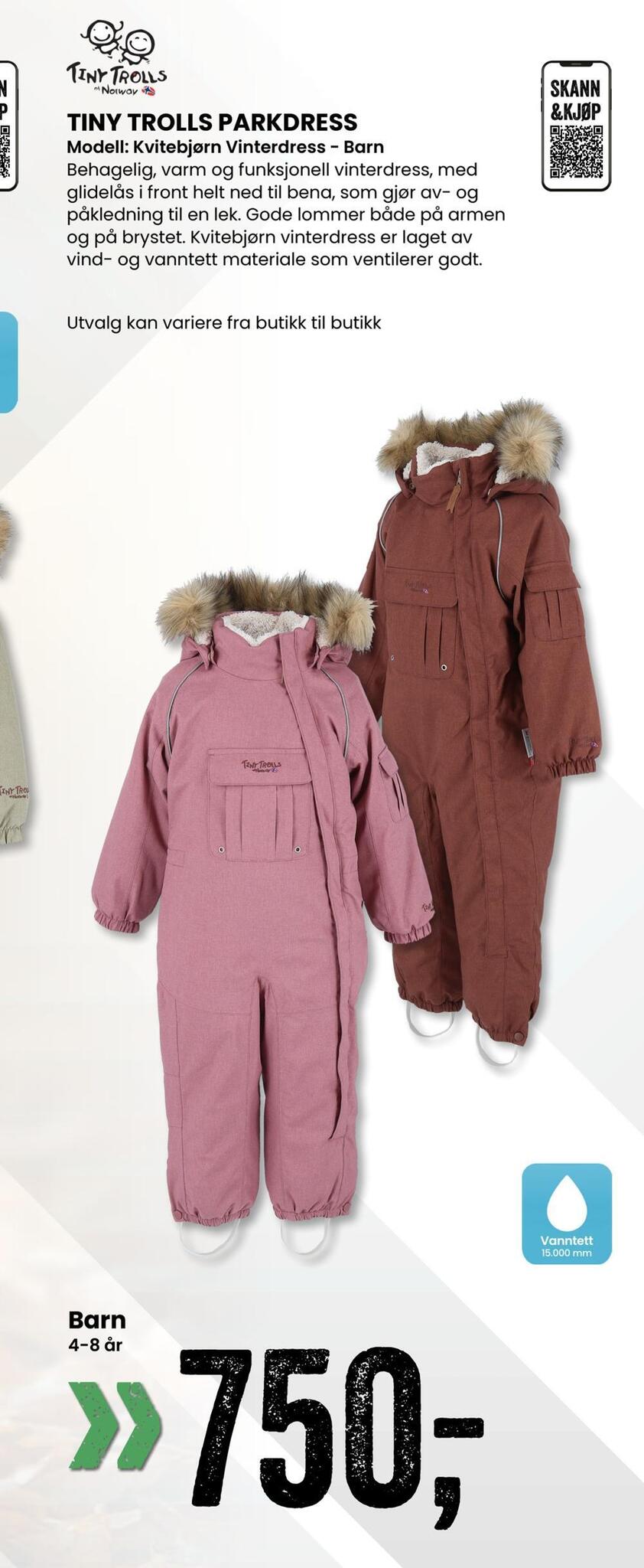 Sport Outlet Tiny trolls parkdress tilbud