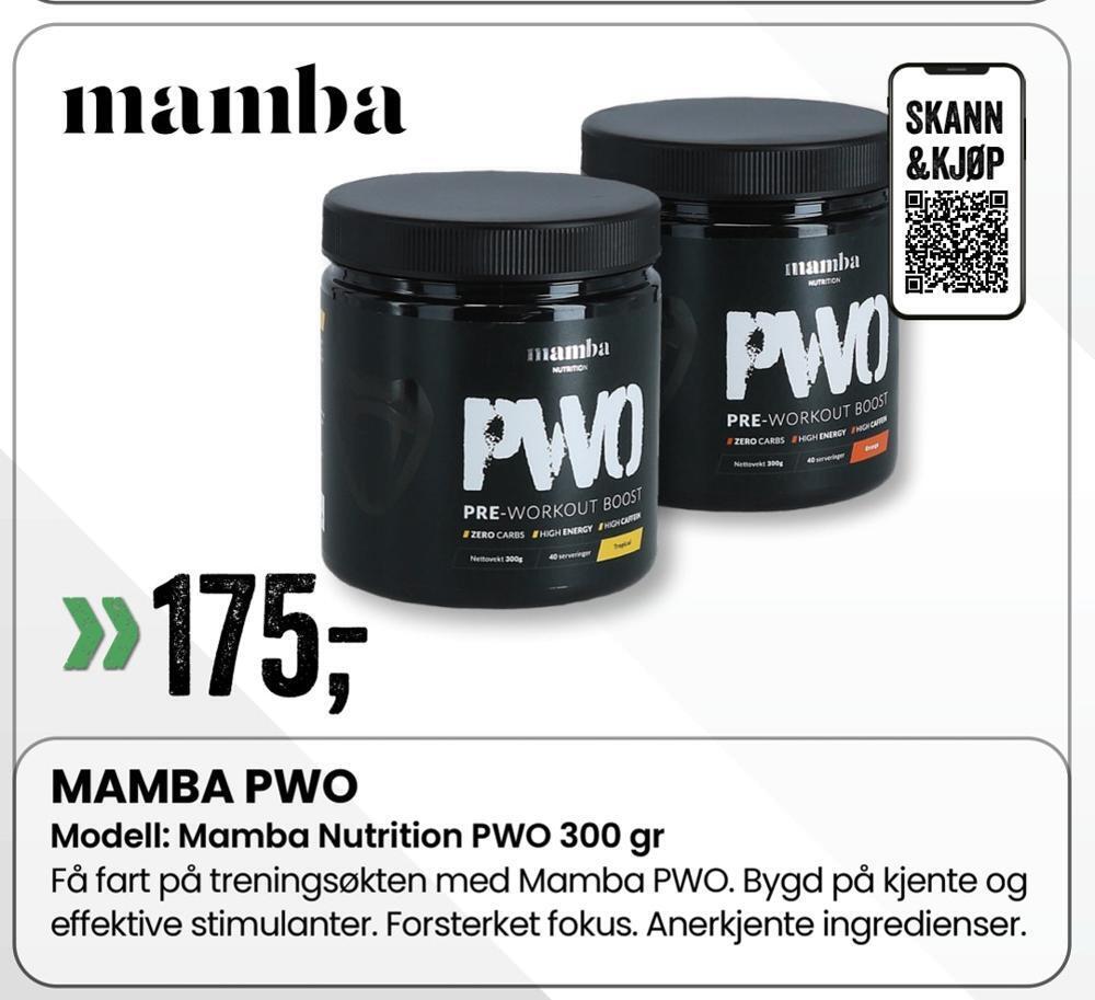 Sport Outlet Mamba pwo tilbud