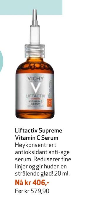 Apotek 1 Liftactiv supreme vitamin c serum tilbud