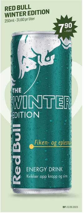 Holdbart Red bull winter edition tilbud