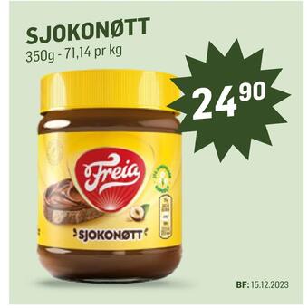 Holdbart Sjokonøtt tilbud