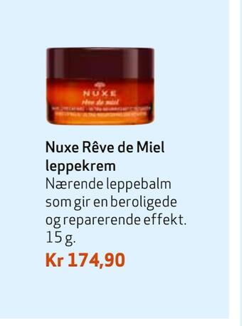 Nuxe rêve de miel leppekrem