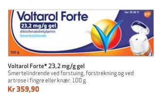 Apotek 1 Voltarol forte* 23,2 mg/g gel tilbud