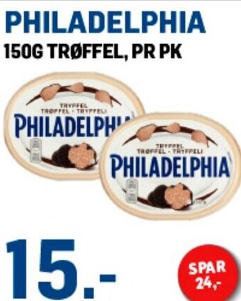 Price Lagerbutikk PHILADELPHIA 150G TRØFFEL tilbud