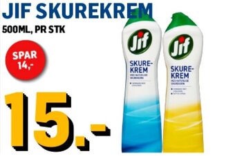 Price Lagerbutikk JIF SKUREKREM tilbud