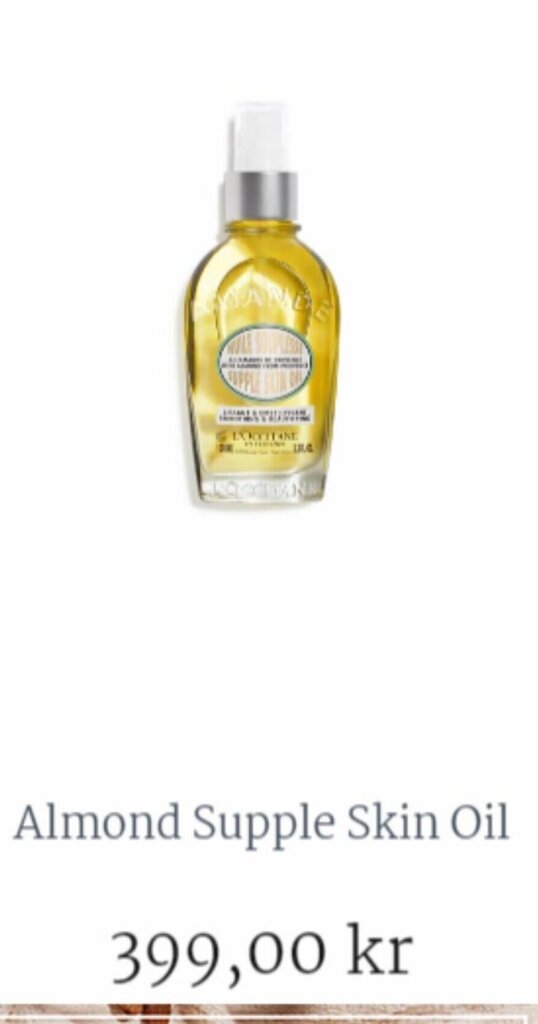 L'Occitane Almond Supple Skin Oil tilbud