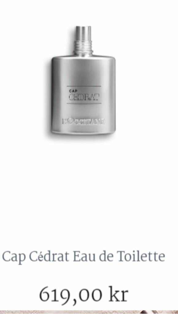 L'Occitane Cap Cédrat Eau de Toilette tilbud