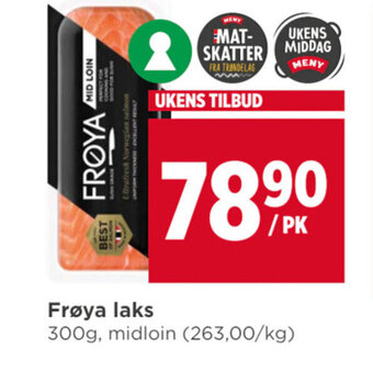 Meny Frøya laks tilbud