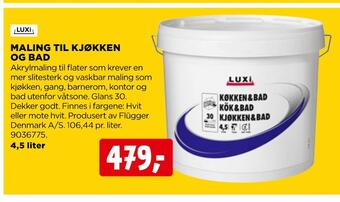 jem & fix Maling til kjøkken og bad tilbud