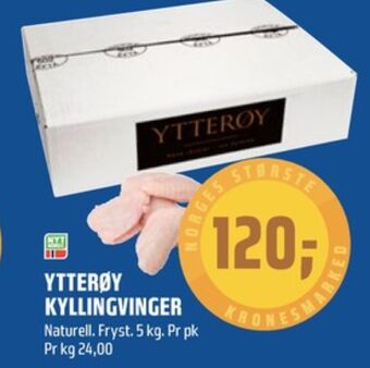 Coop Obs Ytterøy kyllingvinger tilbud