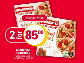 Coop Extra Grandiosa pizza tilbud