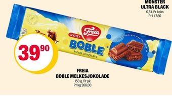 Coop Extra Boble sjokoladeplate tilbud