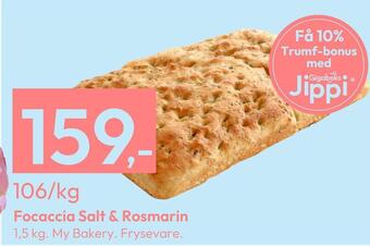 Gigaboks Focaccia salt & rosmarin tilbud