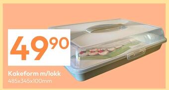 Gigaboks Kakeform m/lokk tilbud