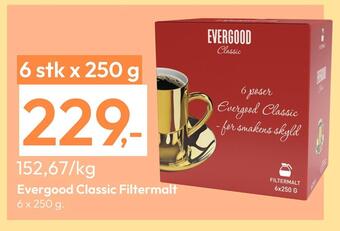 Gigaboks Evergood classic filtermalt tilbud