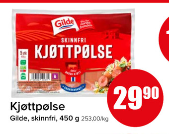 Spar Kjøttpølse tilbud