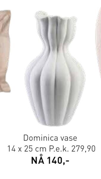 Kid Interiør Dominica vase tilbud