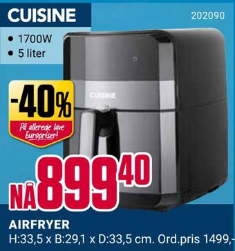 Europris Airfryer tilbud