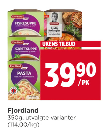Meny Fjordland tilbud