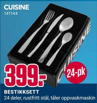 Europris Bestikksett tilbud