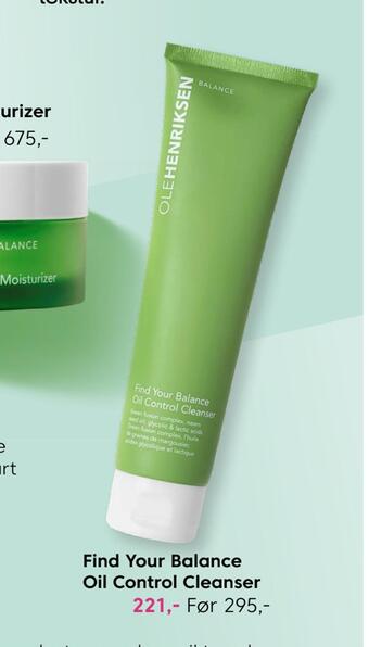 VITA Find your balance oil control cleanser tilbud