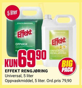 Europris Effekt rengjøring tilbud