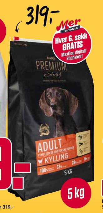 Europris Maxdog premium tilbud
