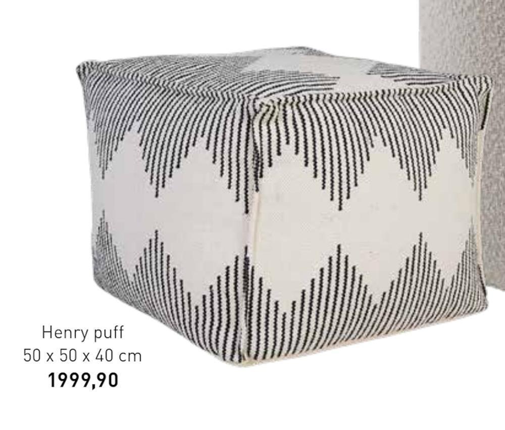 Kid Interiør Henry puff 50 x 50 x 40 cm tilbud