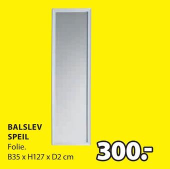 JYSK Balslev speil tilbud