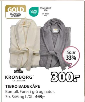 JYSK Tibro badekåpe tilbud