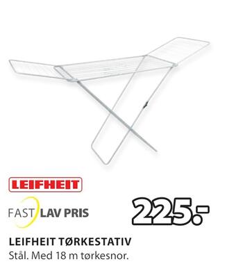 JYSK Leifheit tørkestativ tilbud