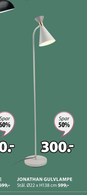 JYSK Jonathan gulvlampe tilbud