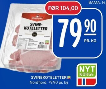 Rema 1000 SVINEKOTELETTER tilbud