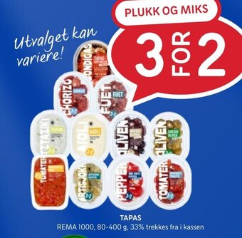 Rema 1000 TAPAS tilbud