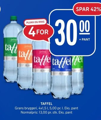 Rema 1000 TAFFEL Grans bryggeri tilbud